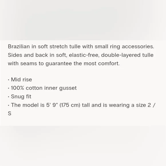 Intimissimi Modern Attitude Tulle Brazilian - Picture 9 of 9